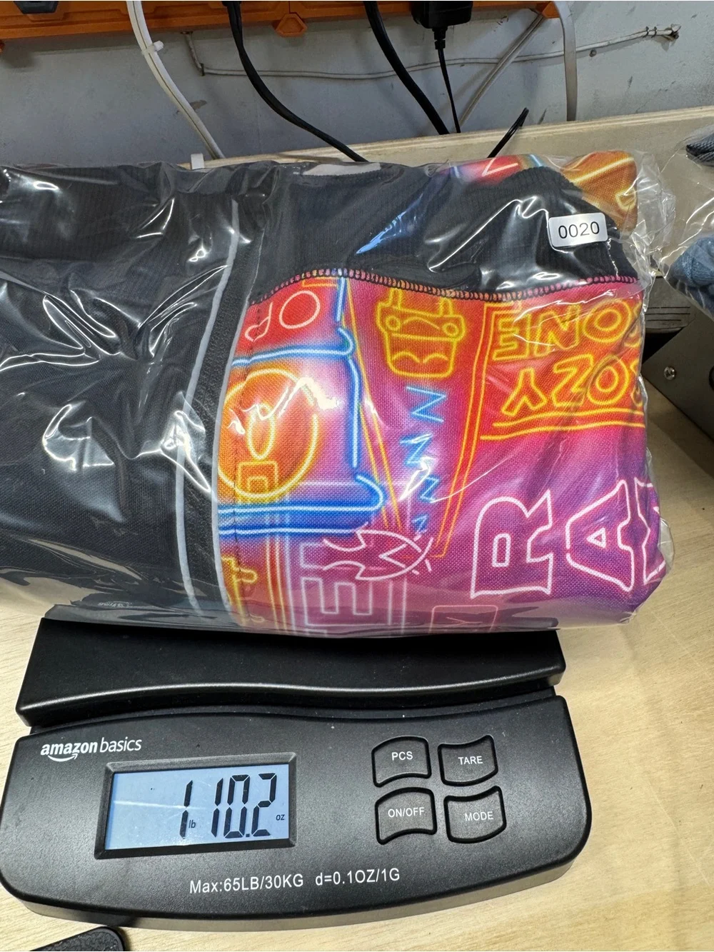 Disney Cars Land Hoodie Mens Medium Black Neon Lights Zip Jacket Sweatshirt 0020